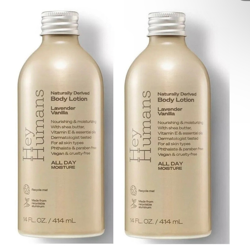 Hey humans lotion vanilla and lavender